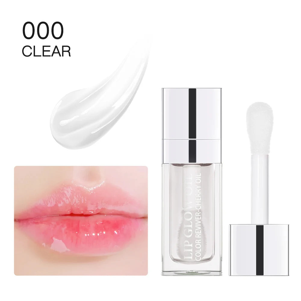 Hydrating Pink Lip Oil Gloss – Moisturising & Plumping Lip Treatment Soft & Nourished Lips