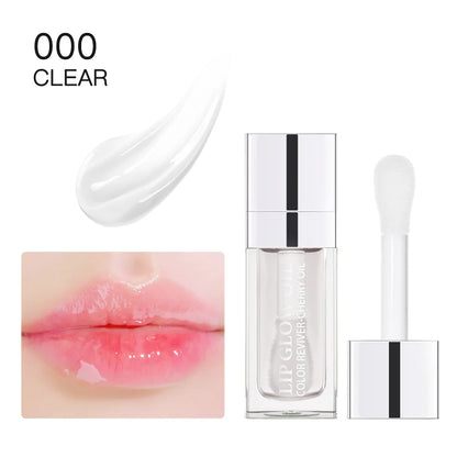 Hydrating Pink Lip Oil Gloss – Moisturising & Plumping Lip Treatment Soft & Nourished Lips