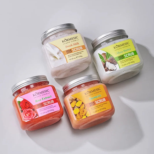 Turmeric Face & Body Scrub Cream – Moisturising, Deep Cleansing & Gentle Exfoliation