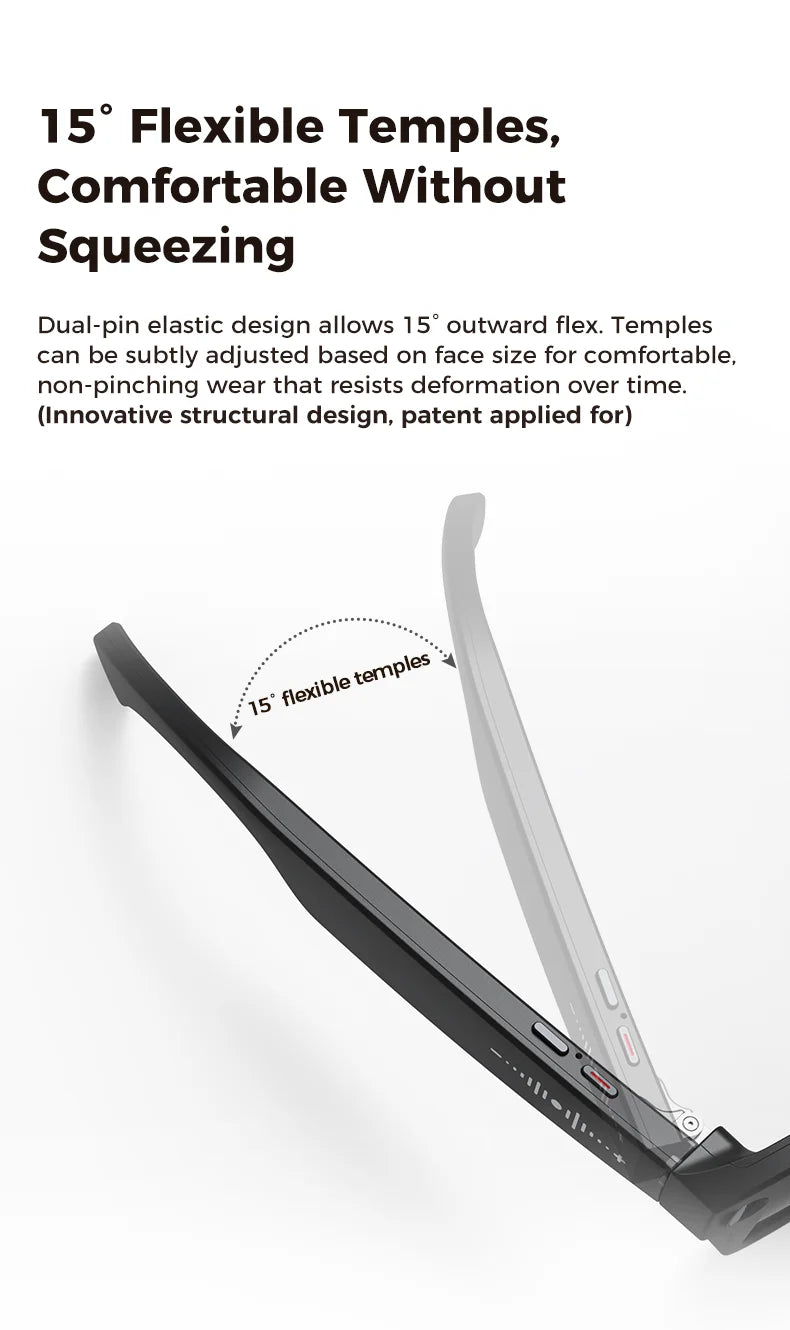 Study Travel Smart Glasses Men 800W Pixel Camera 4k Ultra HD 1080P Video Recording Take Photo AI Chat Music Call AI Glasses 2026