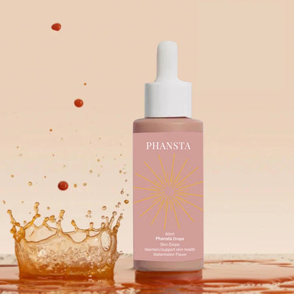 Natural Self Tanning Drops – Herbal Bronzer for Face & Body Sunless Gradual Tan