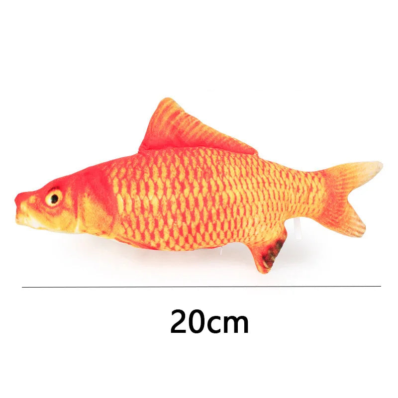 Fish Shape Cat Toy – Plush Scratch Board & Interactive Cat Toy