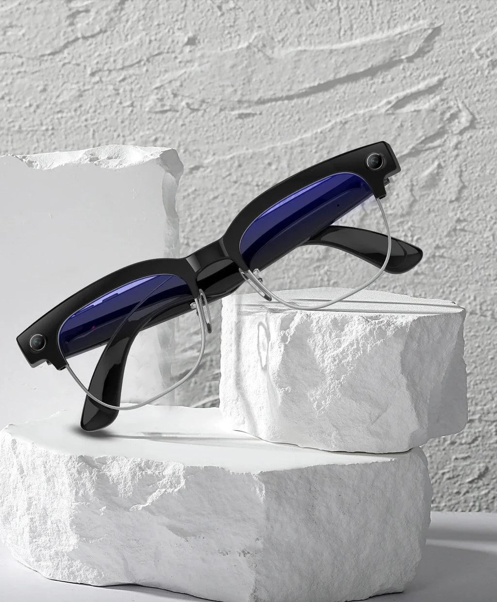 2026New AI Smart Glasses 8 Million HD Pixels Camera Photo Video Recording WIFI Transmission Sunglasses Call Music Play Men Women