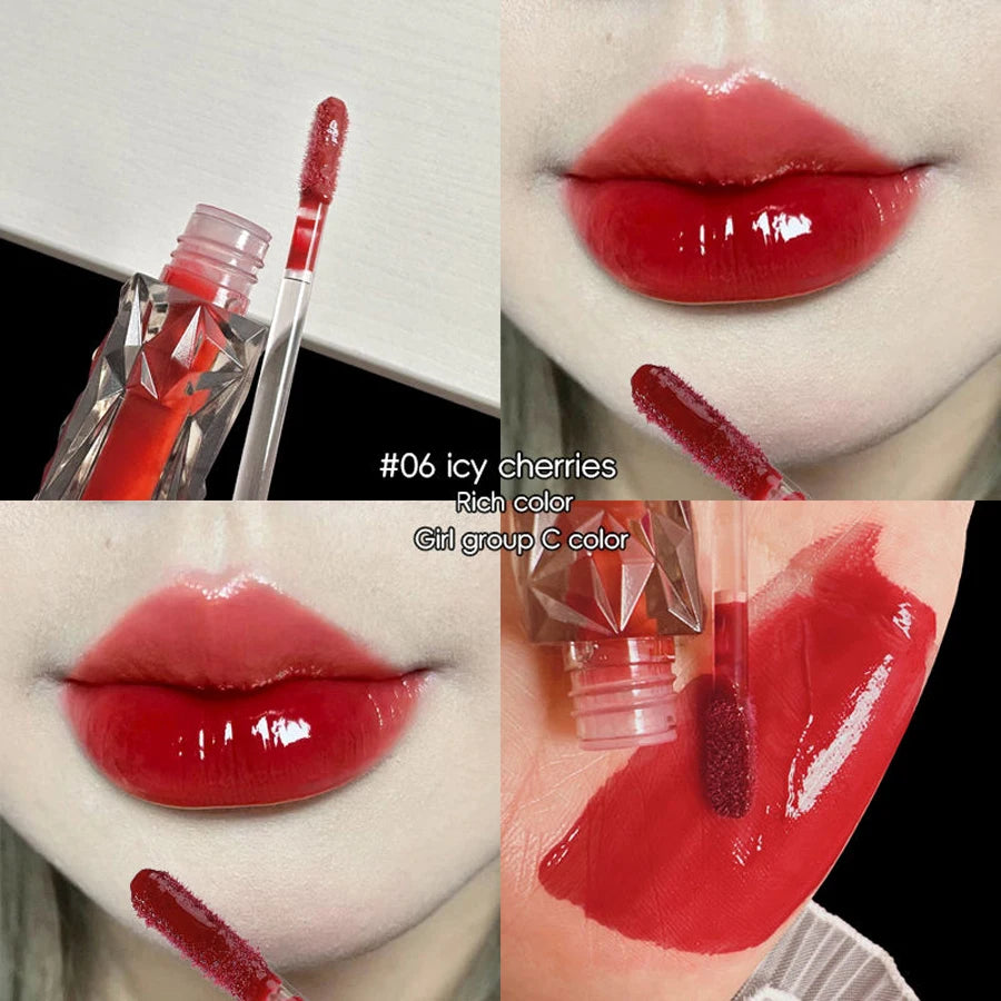 Long-Lasting Hydrating Lip Gloss – Waterproof Transparent Mirror Shine