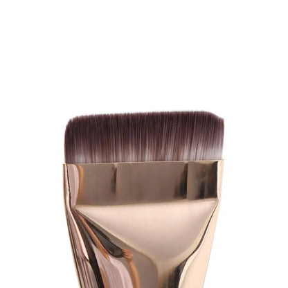 Ultra-Thin Flat Foundation Brush – Soft Synthetic Makeup Brush