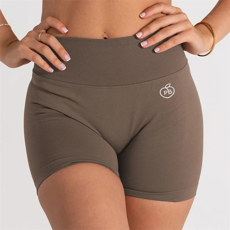 Bum Women V-Back Waist Shaping Scrunch Butt Shorts Fitness Training Yoga Clothing Butt Lifting Workout Leggings Cycling Sports