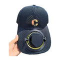 Breathable Mesh Sun Protection Cap Solar Charging Breathable Mesh Hat Outdoor Fishing Hats Snapback Trucker Cap