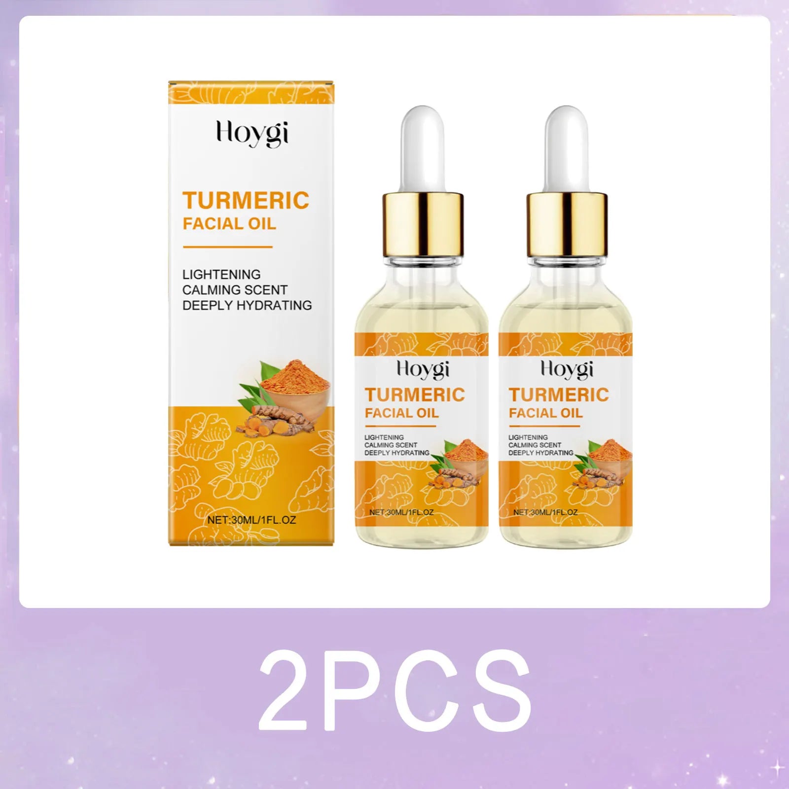 Turmeric Skincare Set – Anti-Acne Soap Moisturising Face Cream & Brightening Serum