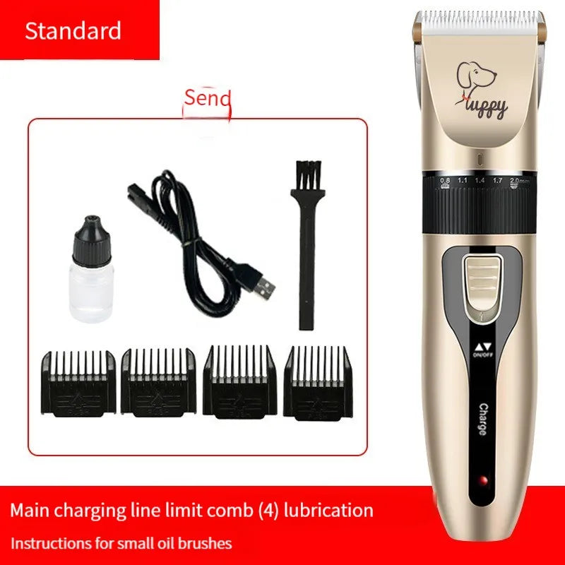 Pet Hair Clipper Set – Cordless Dog & Cat Grooming Trimmer