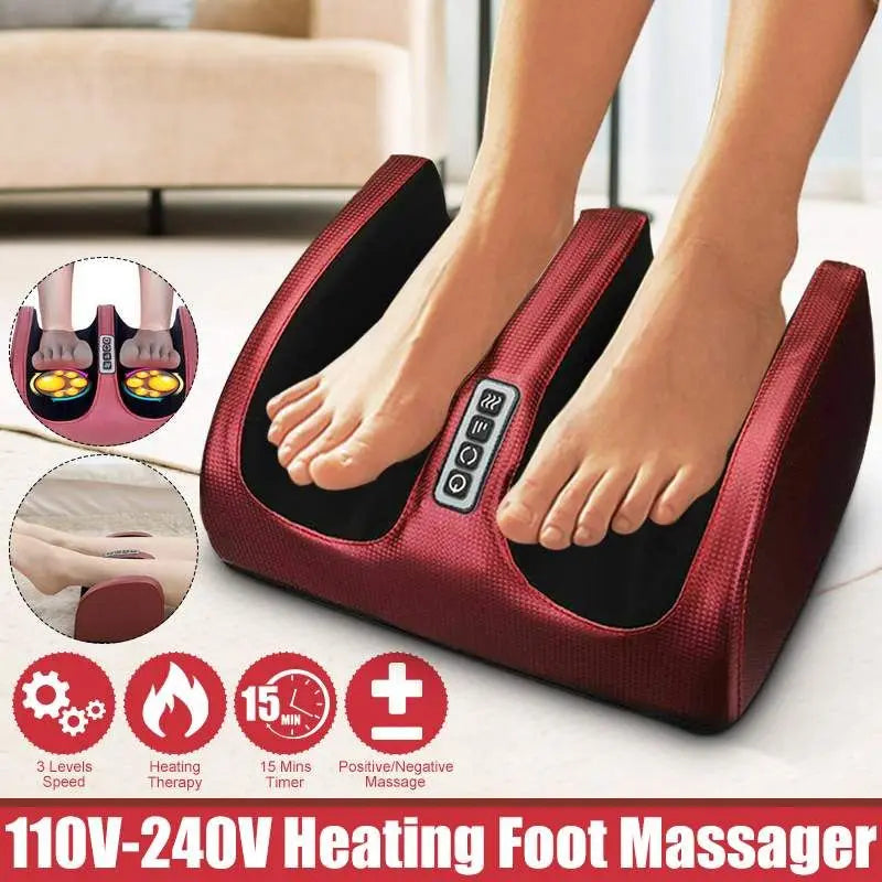 Electric Foot Massager – Shiatsu Heating Roller for Muscle Relaxation & Pain Relief