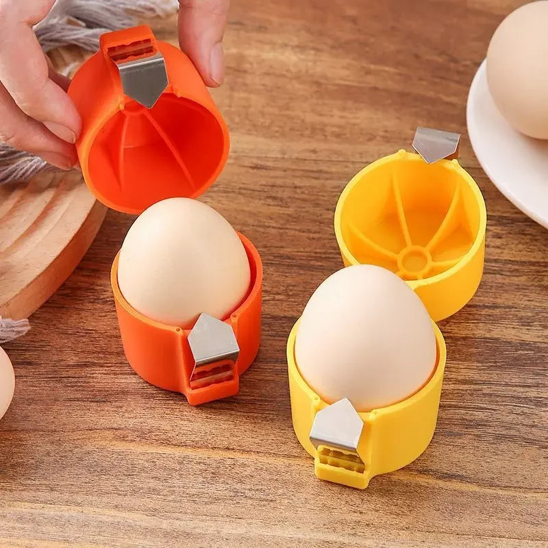 Portable Eggshell Opener & Handheld Egg Beater – Kitchen Egg Tools for Easy Cooking