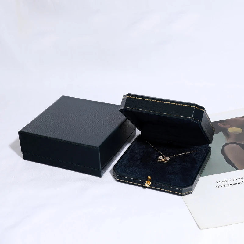 Premium Octagonal Jewelry Box – Elegant Storage for Rings, Necklaces & Bracelets