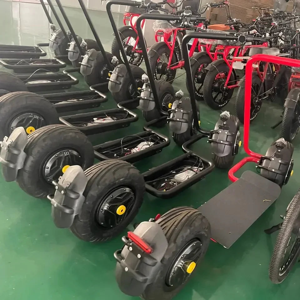 Qiaozhi Newest Design Big Two Wheels Fat Tyre Citycoco 1500W Max Disc Brake Electric Scooters Steel Frame