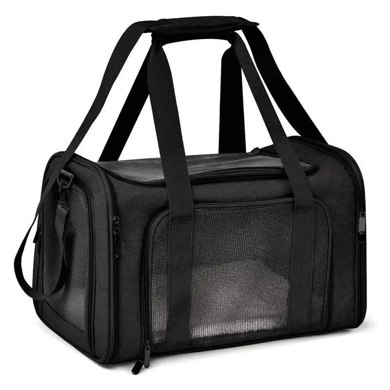 Airline Approved Pet Carrier Backpack Side Ventilated Cat & Dog Travel Bag for Small Pets