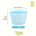 Silicone Food Storage Bags – Reusable Leakproof Ziplock Set