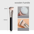 Angled Foundation & Concealer Makeup Brush for Seamless Liquid and Cream Coverage
