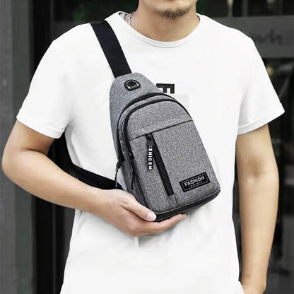 Men’s Waterproof Chest Bag with Shoulder Strap