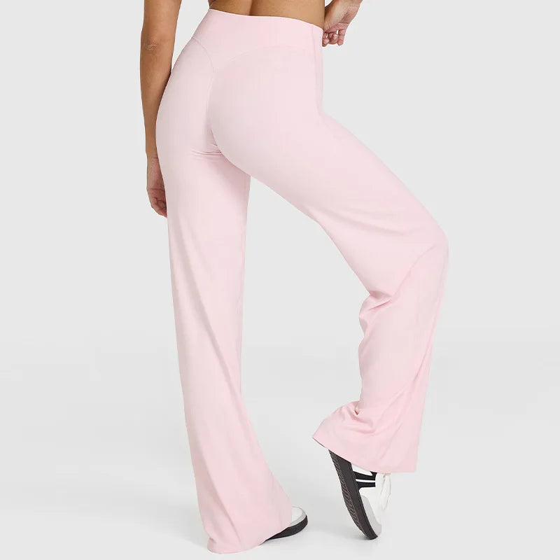 Sports straight-leg pants for women without embarrassment wide-leg pants yoga breathable fitness clothing versatile casual pants