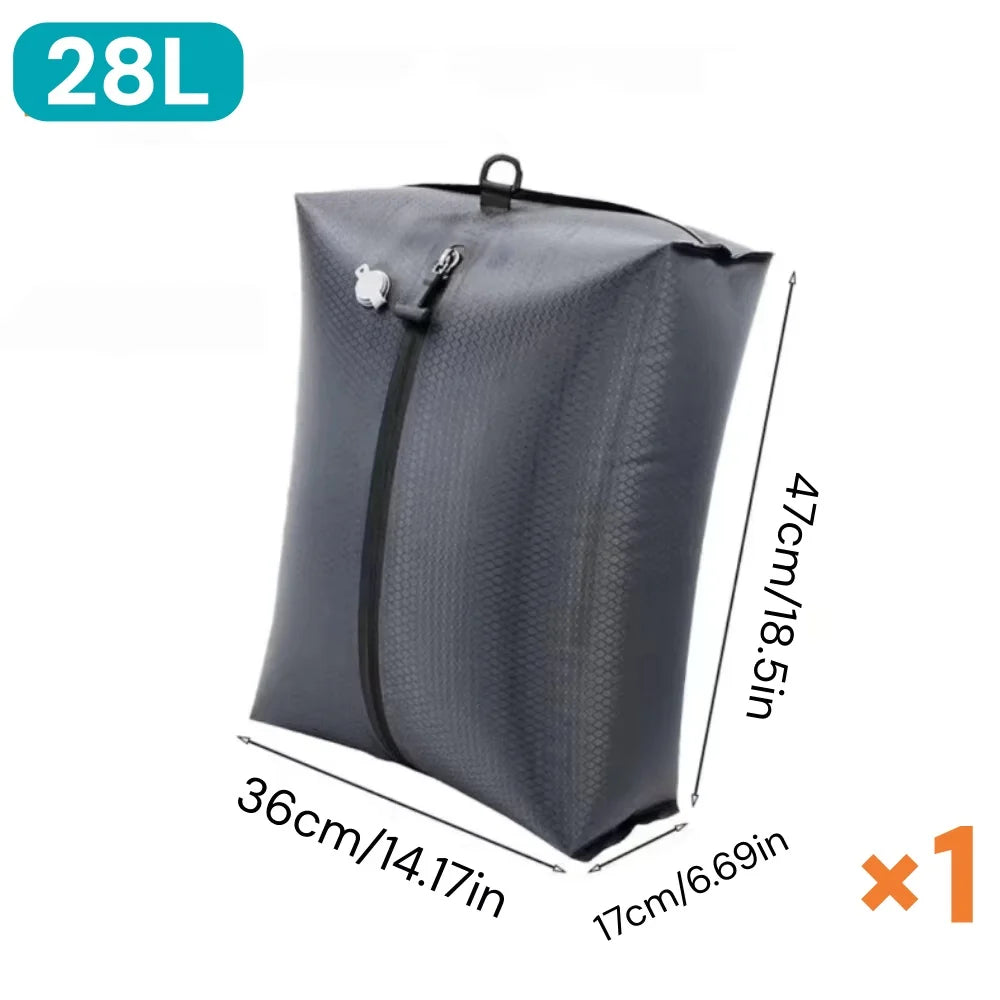 Travel Vacuum Storage Bags – Reusable Compression Bags with Pump