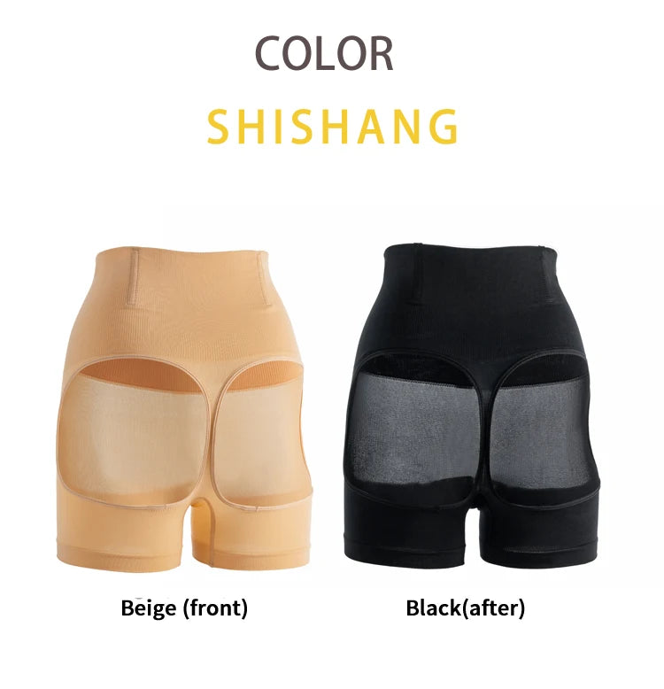 Women High Waist Shaping Control Panty Butt Lifter Shapewear Sexy Show Buttocks Slim Shorts Sexy Underwear Slimming Body Shaper