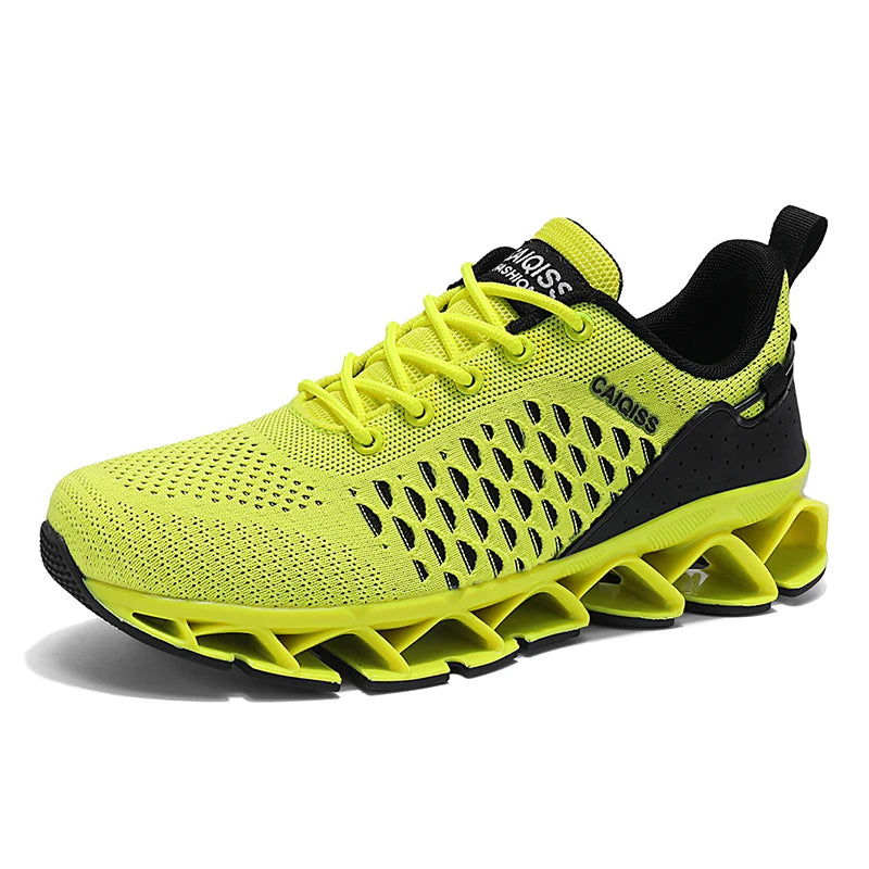 Men’s Lightweight Breathable Running Sneakers – Shock-Absorb Gym & Casual Shoes