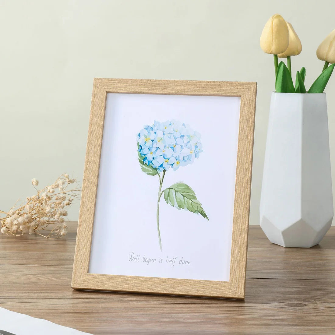 Wooden Photo Frame – Wall Hanging Picture Frame Stand for Photos