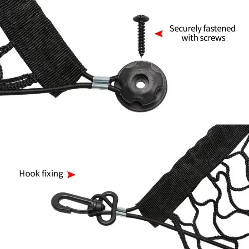 Car Pet Safety Barrier Elastic Mesh Dog Car Fence for Trunk Seat Divider Universal Vehicle
