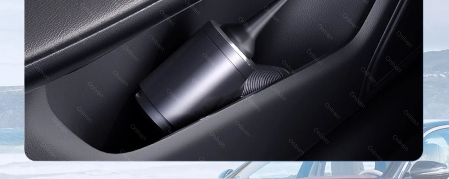 Cordless Car & Home Vacuum Cleaner – 98,000Pa High Suction, USB Rechargeable