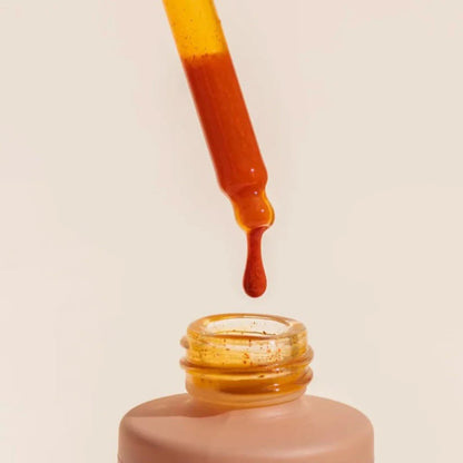 Natural Self Tanning Drops – Herbal Bronzer for Face & Body Sunless Gradual Tan