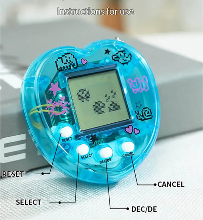 Virtual Pet Handheld Game – 168 Digital Animals, Pocket Console for Kids & Adults