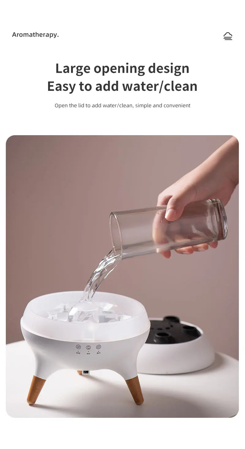 Jellyfish Effect Air Humidifier & Oil Diffuser – 250ml