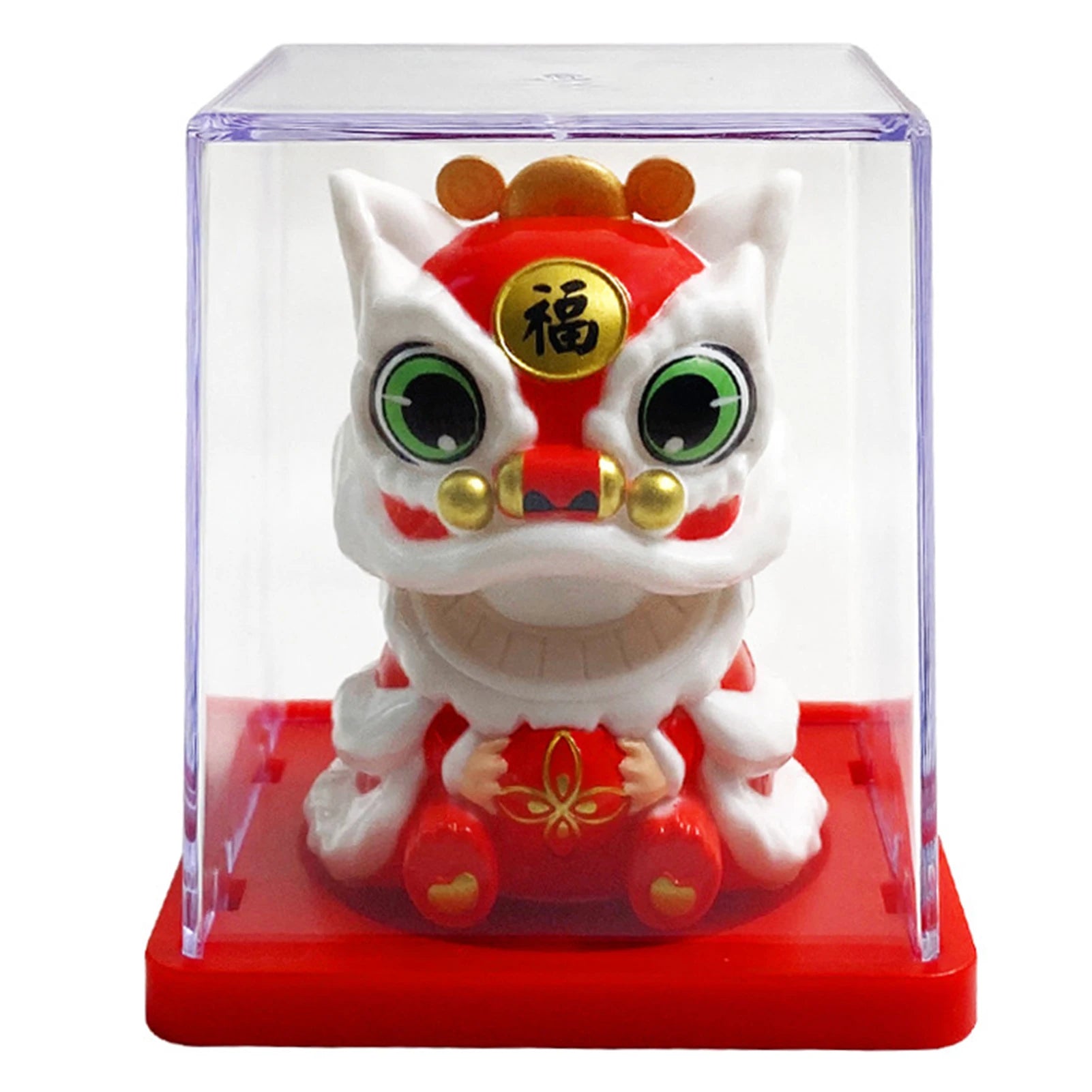 Solar Powered Maneki Neko Lucky Cat – Waving Fortune Cat Decor