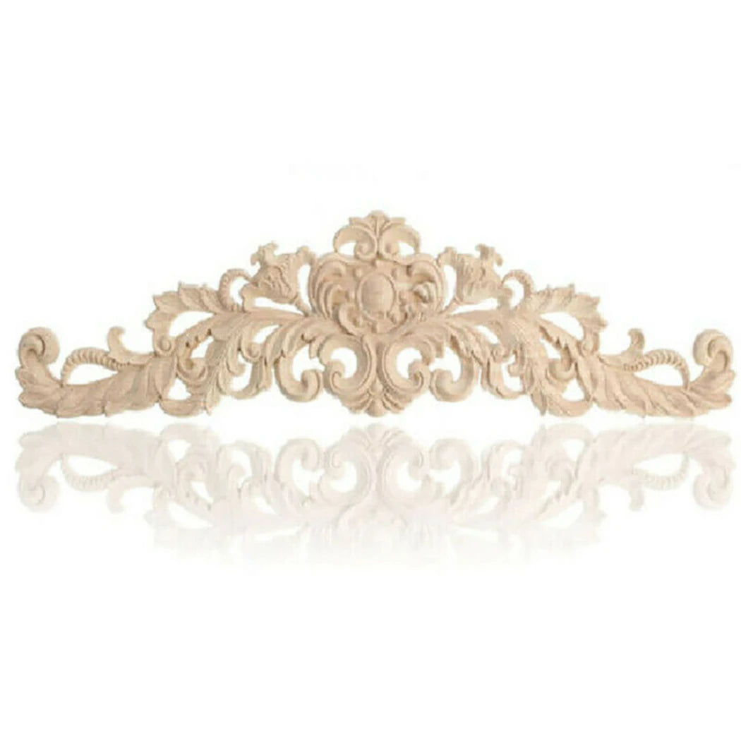 Wooden Carved Furniture Applique Moulding for Cabinet Doors & DIY Home Décor