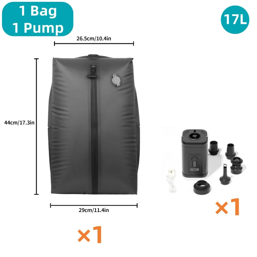 Travel Vacuum Storage Bags – Reusable Compression Bags with Pump