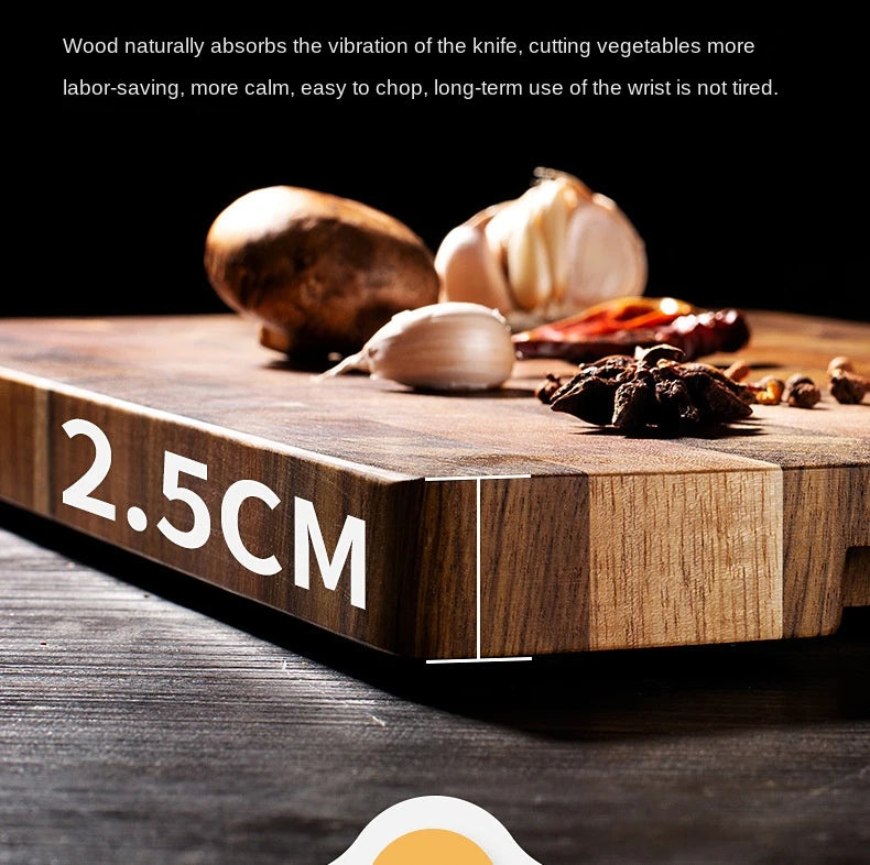 Cutting Board Double-sided Using Premium Acacia Wood Splicing Chopping Board Drain Water and Damp-proof Kitchen Tools