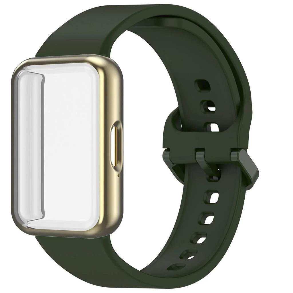 Samsung Galaxy Fit 3 Strap & Case – Silicone Band Cover Kit