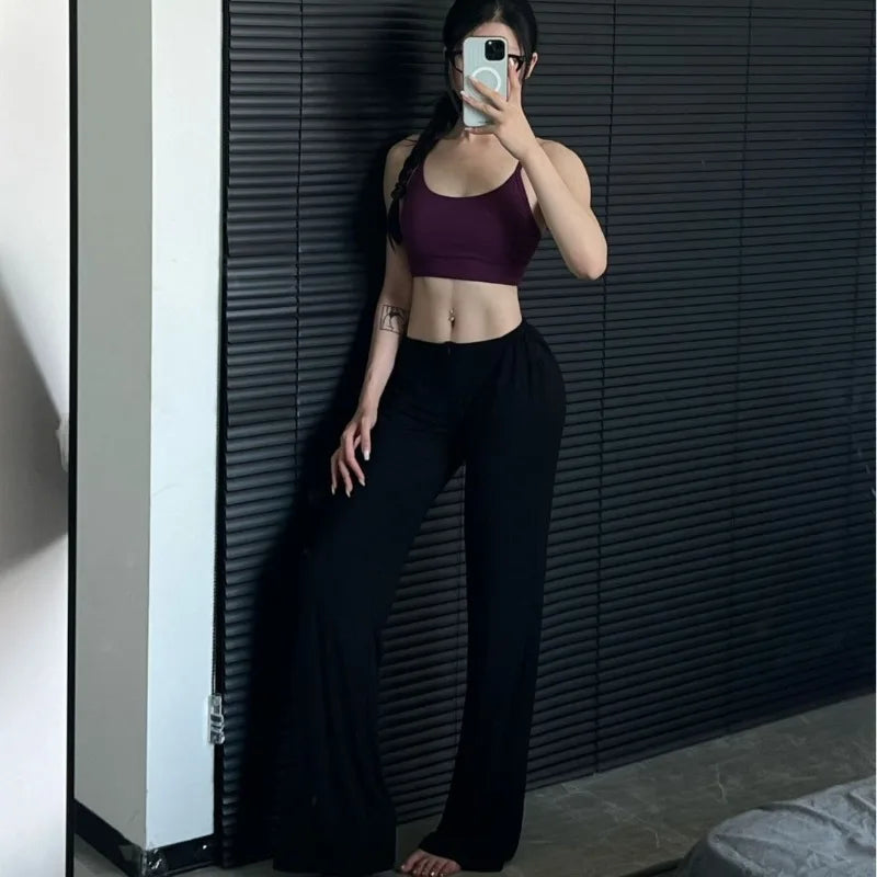 High-Waist Zipper Yoga Pants for Women