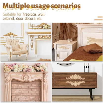 Decorative Wooden Appliques & Onlays for Furniture, Walls & Doors – DIY Wood Corner Frames