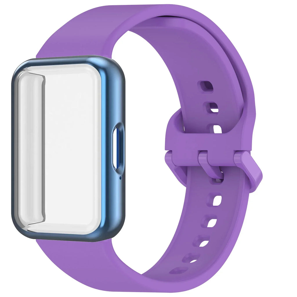 Samsung Galaxy Fit 3 Strap & Case – Silicone Band Cover Kit