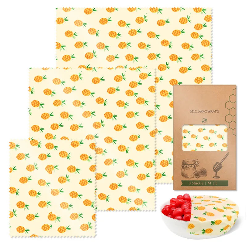 Beeswax Food Wrap – Reusable Cotton Preservation Cloth
