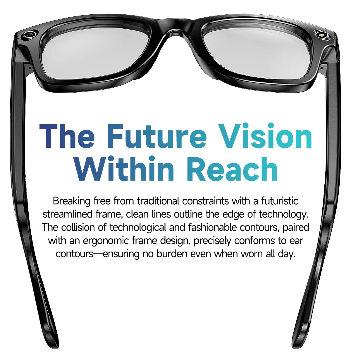 AI Smart Glasses with 8MP Camera Video Recording 100+ Languages Translation Blue LightSunglasses Bluetooth Call WIFI Men Women