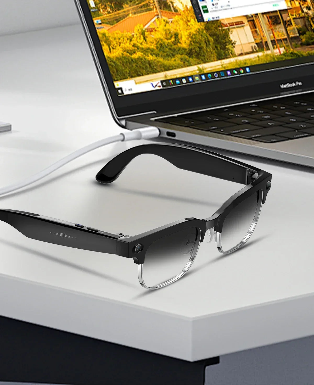 2026New Ultra AI Smart Glasses With 800W Camera GPT Sunglasses WIFI Transmission Bluetooth Call Video Music Player For Men Women