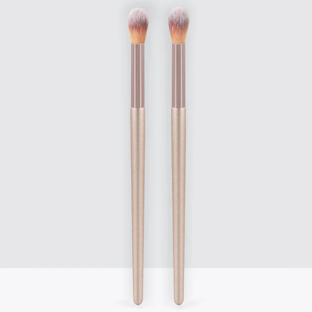 2-Piece Nose & Highlight Makeup Brush Set – Soft Blending Brushes for Face