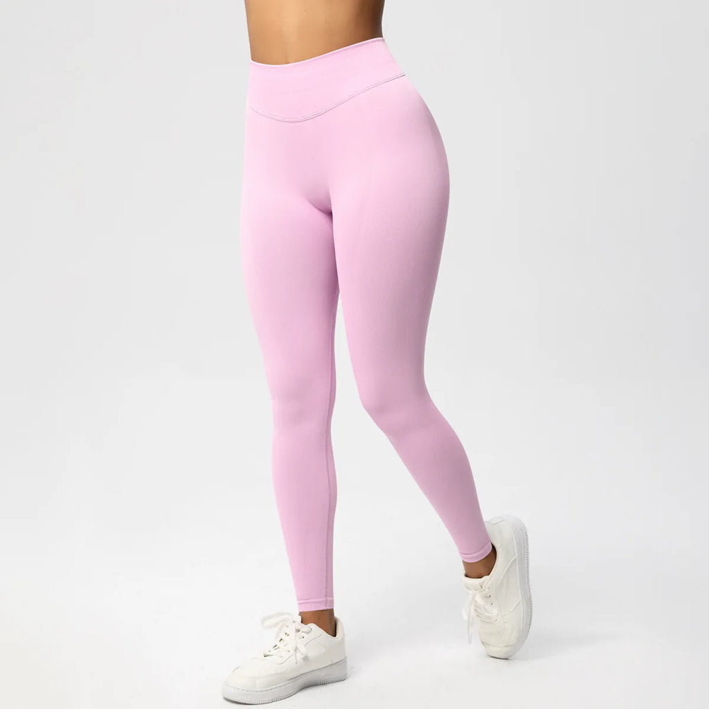 Seamless Fitness Pants Women's High Waist Yoga Leggings  High Stretchy Butt Lifting Breathable Sports Tights Women Gym Leggings