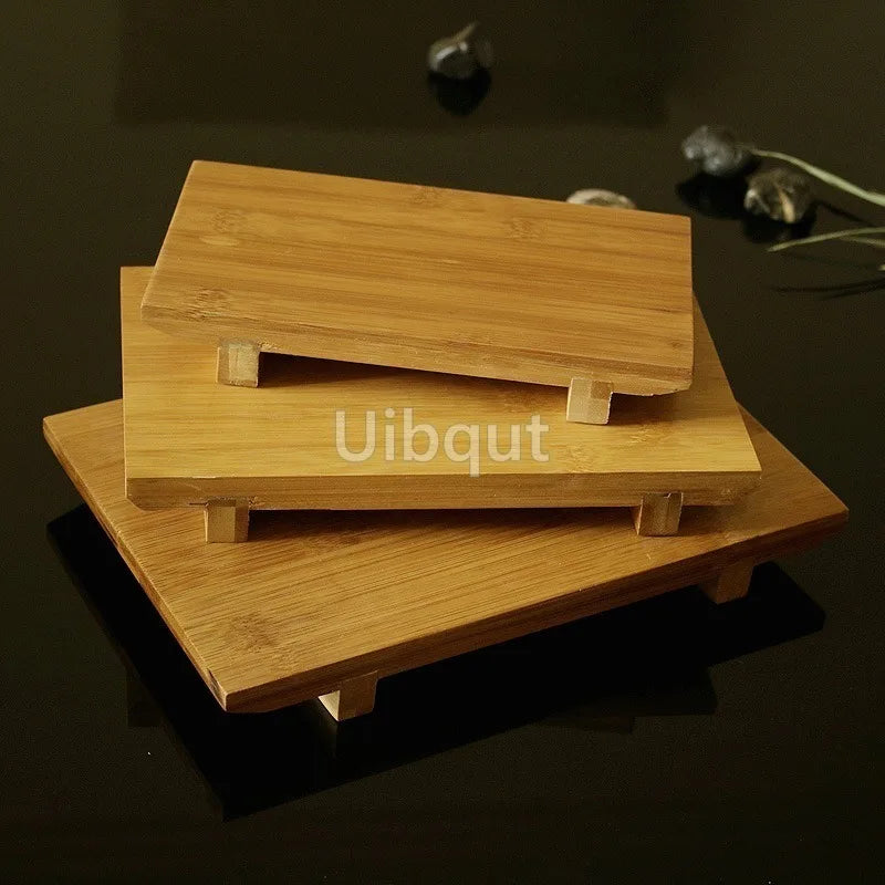 Bamboo Sushi Serving Board – Japanese Sashimi Boat Plate Tray