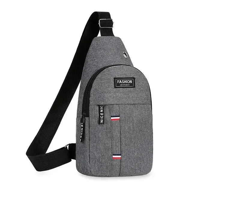 Fashionable and Trendy Lightweight Single Minimalist Shoulder Crossbody Bag for Men with Large Capacity for Leisure and Sports