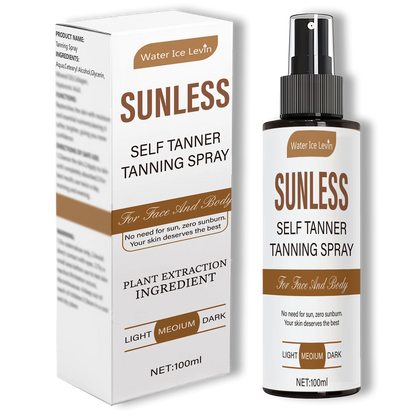 Natural Self-Tanning Spray – Brown Glow Formaldehyde-Free Quick-Action Unisex