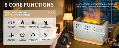 Jellyfish Effect Air Humidifier & Oil Diffuser – 250ml