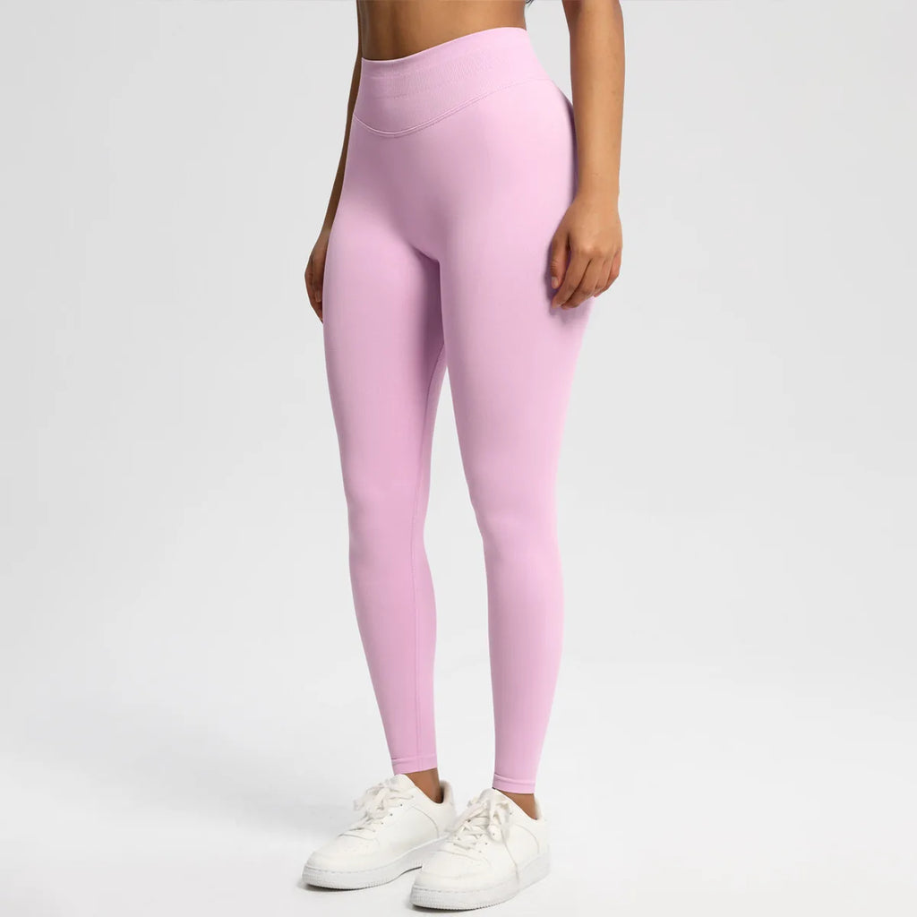 Seamless Fitness Pants Women's High Waist Yoga Leggings  High Stretchy Butt Lifting Breathable Sports Tights Women Gym Leggings