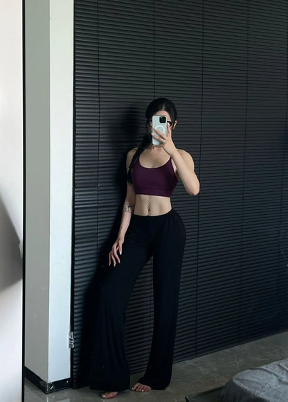 High-Waist Zipper Yoga Pants for Women